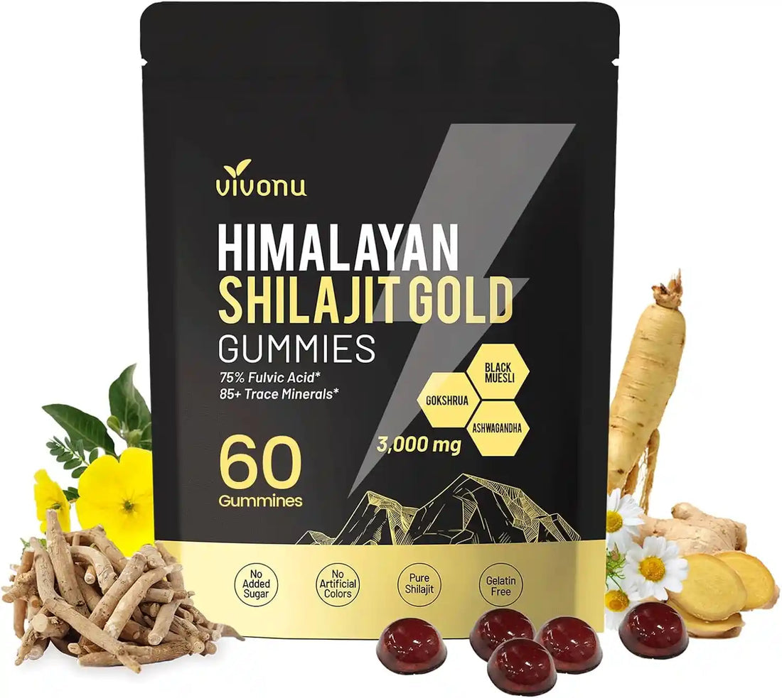 🌿SHILAJIT PURE 3000mg ( 60 Gummies ) - Energie, Endurance et  Vitalité